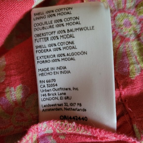 Free People Indigo Molly Floral Tunic size medium - Picture 13 of 13